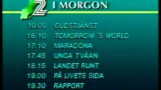 TV2avslutning 19900603 [upl. by Oileduab639]