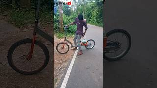 DIY 30cc scooter😇 Please subscribe my friend❤❤ custombike customscooter diy homemade bike [upl. by Htinek600]