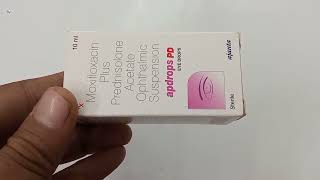 Apdrops Pd Eye Drops  Moxifloxacin plus Prednisolone acetate ophthalmic suspension uses  Apdrops [upl. by Stephannie]