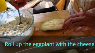 How to Eggplant Lasagna RollUps [upl. by Dulcia]