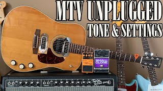 Nirvana MTV Unplugged in New York Guitar Tone  Amp amp Pedal Settings [upl. by Hacker]