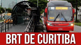 Bus Rapid Transit BRT de CuritibaParaná [upl. by Scornik911]