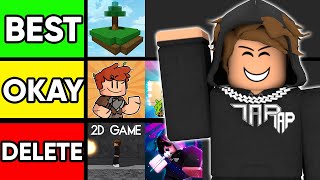 I Ranked My Roblox Games Tier List [upl. by Gabrielson251]