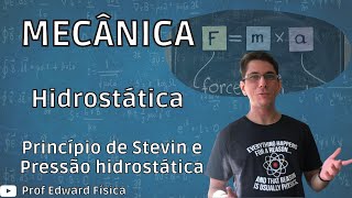 Lei de Stevin Pressão em Líquidos  Hidrostática  Aula de Física [upl. by Newby]