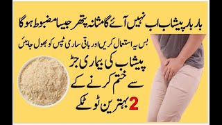 2 Best Remedies For Frequent Urine Problem Solution  Masana Ki Kamzori Ka Ilaj [upl. by Rol]