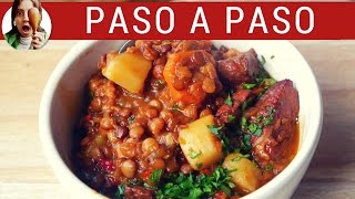 CÓMO HACER GUISO DE LENTEJAS CON CARNE [upl. by Haletky842]