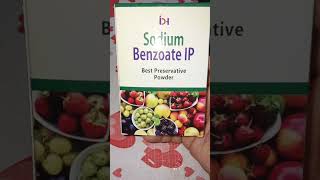 Sodium benzoate best preservative powder2gm sodium benzoate [upl. by Mora]