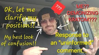 ME Demonizing KRATOM Wait WHAT youtuber viral quittingkratom kratomsaveslives [upl. by Nnaira]