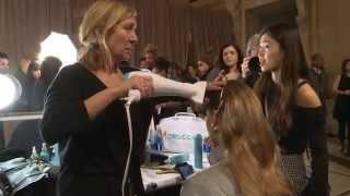 NYFW FallWinter 2015 Backstage with Moroccanoil at Zac Posen [upl. by Negris]