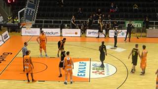 Norrköping Dolphins  AIK Basket förkval Match 1 24  2016 [upl. by Junno]