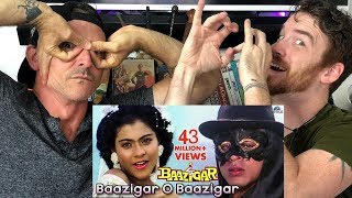 Baazigar O Baazigar Song REACTION  Baazigar  Shahrukh Khan [upl. by Lilas]