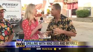 Fox 6 Wakeup Steinhafels Big Green Egg State Fair 81215 [upl. by Eilama163]