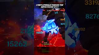 New Abyss Floor 1211 is so easy with LYNEY ✨🔥 [upl. by Kinemod]