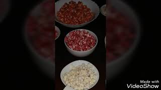 Pop corn salé sucré coloré caramélisé فشار مملح، حلو، ملون، مكرمل [upl. by Souza]