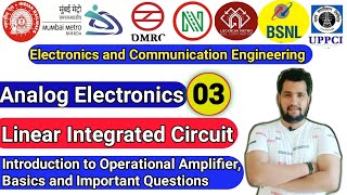 Class03  Analog Electronics  Introduction to opamp  Electronics Classes  ECE ClassesExam Guru [upl. by Rolf]