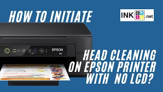 How to clean print head on Epson printer with no LCD  INKCHIP Chipless Solution [upl. by Eecak]