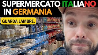 Fare La Spesa al Supermercato ITALIANO in GERMANIA 🇩🇪 CHE PREZZI lambrenedettoxvi [upl. by Hepzi]