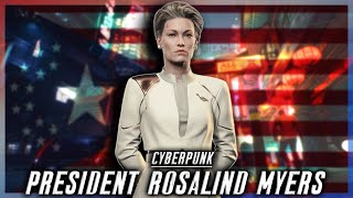 Cyberpunks Deadly President Rosalind Myers  Cyberpunk Lore [upl. by Ody990]