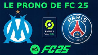 FC 25 donne son prono pour OM VS PSG OMPSG [upl. by Ravert]