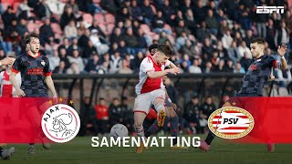 Doelpuntenregen in Amsterdam 9️⃣ goals met een paar beautys 😍  Samenvatting Jong Ajax  Jong PSV [upl. by Isiahi]