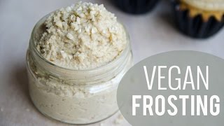 How to Make Healthy Cream Cheese Frosting  Raw Vegan Recipe [upl. by Anthony]