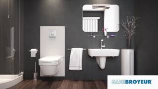 SANIWALL Pro UP van SANIBROYEUR®  Demonstratie en Installatievideo [upl. by Rennat955]