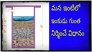 ఇంకుడు గుంత నిర్మించే విధానం How to construct inkudu guntha rain water Harvesting pit [upl. by Nyluqcaj]