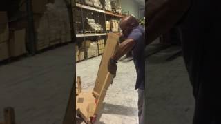 01 How to uncrate a bundle  Mighty Lift pallet jacks [upl. by Eolanda]