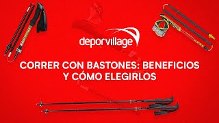 Correr con bastones beneficios y cómo elegirlos  Deporvillage [upl. by Atilef]