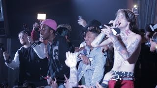 Lil Peep amp Lil Tracy  quotWhite Teequot  Live At Nature World Night Out 2017 [upl. by Renat]