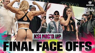 We Micd up KSI for the Misfits Boxing final face offs  Stake Pro Tournament [upl. by Eelsha415]