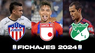 🔥FICHAJES Y SALIDAS LIGA BETPLAY 2024 Fichajes Santafe  Junior  Cali  América  Dim  Millonarios [upl. by Esirehs]