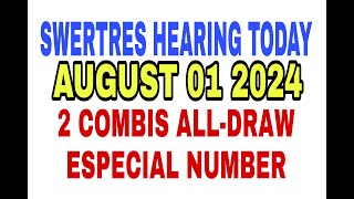 ESPECIAL NUMBER 2 COMBIS HOT NUMBER 2PM 5PM 9PM DRAWS AUGUST 01 2024 [upl. by Enila585]