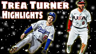 MLB Trea Turner Smooth Highlights [upl. by Thirion778]