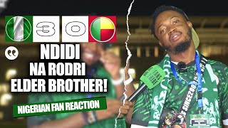 NIGERIA 30 BENIN REPUBLIC  Kurotams  NIGERIAN FANS REACTION  2025 AFCON Qualifiers 202324 [upl. by Furie870]