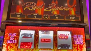 VGT Searing 7’s Slot Play 10 Bet Red Screens  Choctaw Casino  Neptune’s Diamond Bonus [upl. by Yrojram]