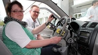 Führerschein für Menschen mit Handicap  AutoUmbau [upl. by Elleivad57]