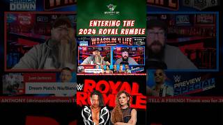 Rumble Becky Lynch amp Shinsuke Nakamura enter the 2024 Royal Rumble wwe wweroyalrumble [upl. by Marfe]