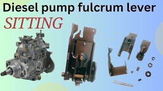 Toyota diesel pump fulcrum lever problem  Diesel pump fulcrum lever sitting [upl. by Doreen]