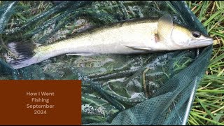 How I Went Fishing September 2024 New PB Zander [upl. by Ytsirc415]