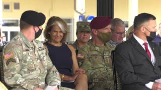 US Army Garrison Italy Change of Command Ceremony July 16 2021 [upl. by Jolynn]