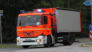 Hochwasser  Unterstützung aus SH Einsatzfahrten Feuerwehrbereitschaft Pinneberg und Schleswig [upl. by Cunningham]