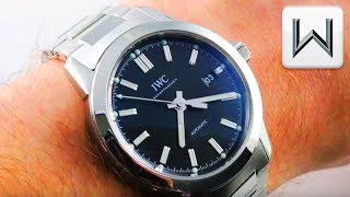 IWC Ingenieur Automatic IW357002 Luxury Watch Review [upl. by Hiasi736]