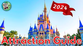 Magic Kingdom ATTRACTION GUIDE  2024  All Rides  Shows  Walt Disney World [upl. by Mcintosh152]