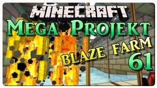 Minecraft MEGA PROJEKT  61  BLAZE Farm Umbau  DEBITOR [upl. by Morse211]