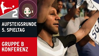 Konferenz  5 Spieltag  Gruppe B  2 Youtube Bundesliga 2024 Aufstiegsrunde [upl. by Macguiness]