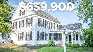 Tour a 639900 Antique Farmhouse in Sutton MA  Moving to Sutton MA  Worcester MA Real Estate [upl. by Aylsworth365]