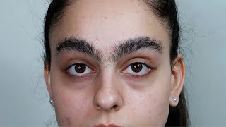 I GREW MY EYEBROWS FOR 126 DAYS 😨  NICOLE MADI [upl. by Eaj697]