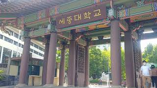 캠퍼스 투어 세종대학교 Campus Tour Sejong University [upl. by Kcirej860]