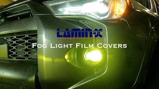 LaminX fog light film cover install on Toyota 4Runner  Discount in description [upl. by Mosi]